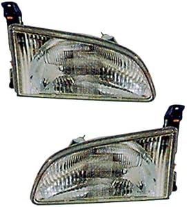 For Toyota Sienna Headlights Lamps Set 1998 1999 2000 Halogen Driver and Passenger Side