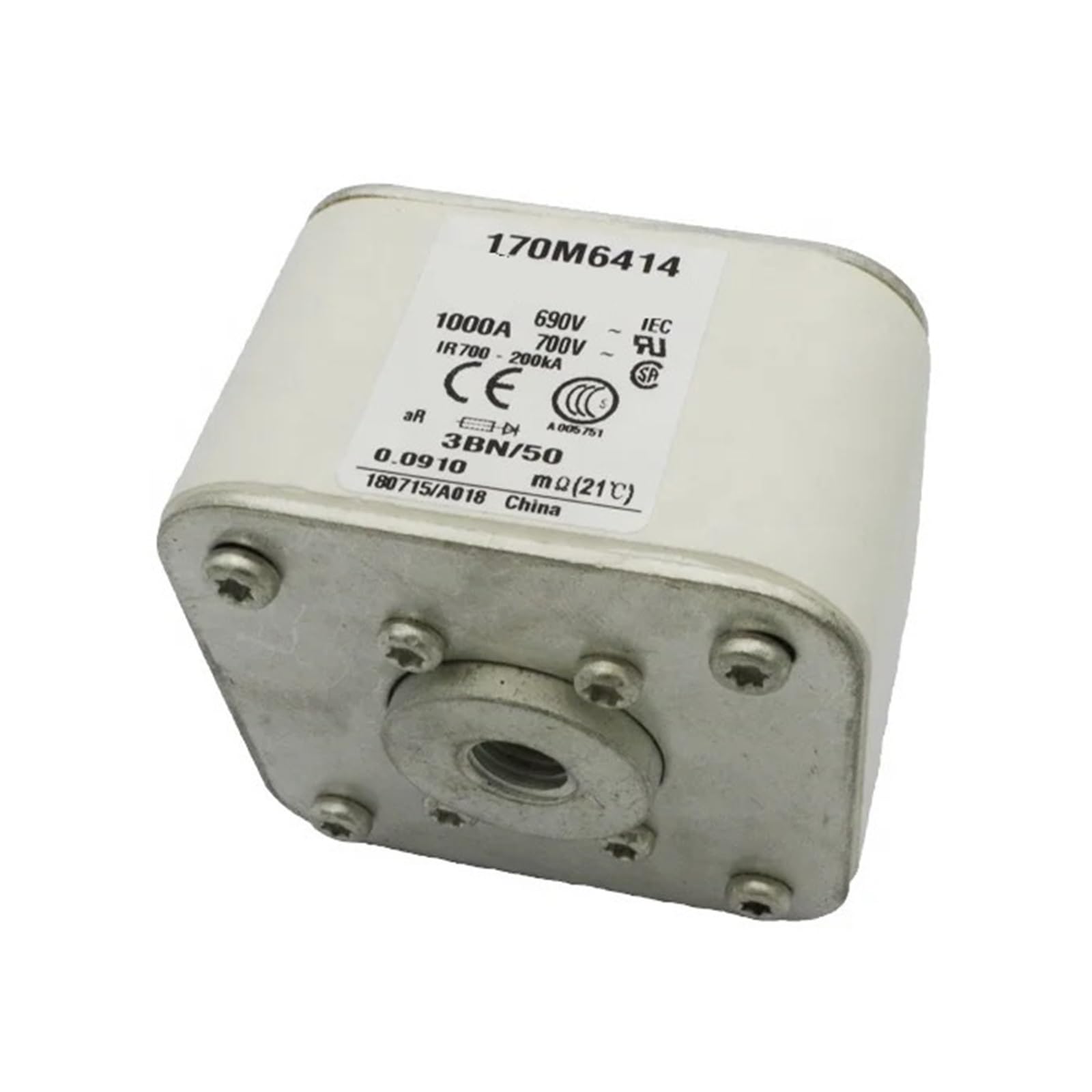 Peqyuacte 5V Ceramic Fuse 1000A 690V Fuse 170M6414 Fuse35a 1000V Fuse 170M2676 Industrial Grade(170M6414)