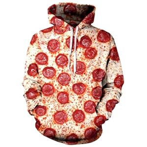 Goodstoworld 3D Novelty Hoodies Pullover Sweatshirt Graphic Print With Pockets S-3XL