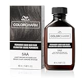 COLORCHARM Permanent Liquid Hair Color for Gray Coverage| 5AA Light Brown Intense Ash | 1.4 Fl Oz