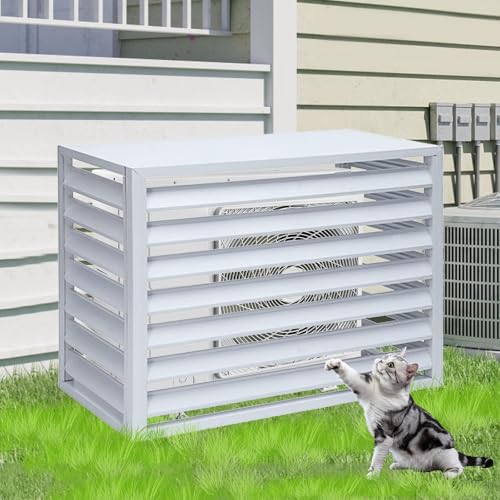 Panneaux en alliage d'aluminium pour dissimuler la climatisation extérieure avec élégance