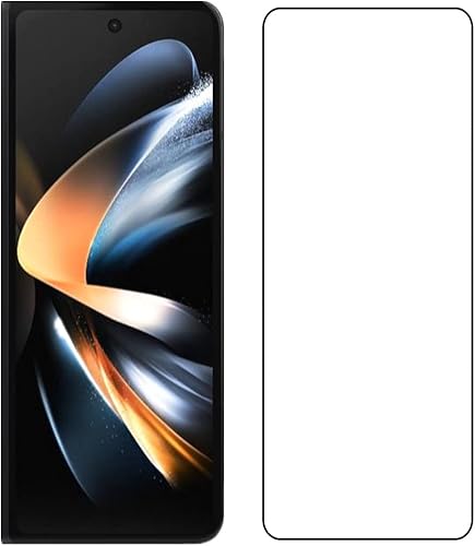 Miniatura 2 de AISELAN Protector de pantalla para Samsung Galaxy Z Fold4 5G, 2 piezas de vidrio templado antiarañazos de cobertura completa para teléfono Galaxy Z