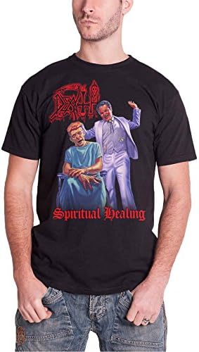 DEATH Spiritual Healing Official Mens New Black T Shirt