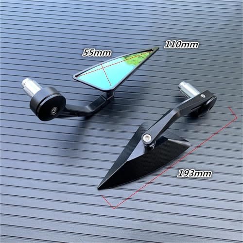 Espejo retrovisor de motocicleta sin ángulos muertos para manillar CB650 3