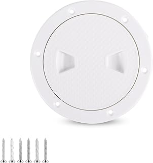 4'' 6'' 7'' Round Boat Hatch, Non-Slip Marine Boat Deck Hatch Cover, Detachable Cover for Marine Ships Yacht