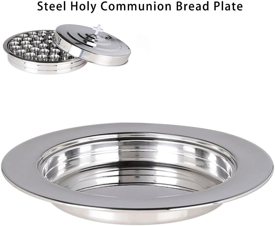 Religious Communion Serving Tray Heat Resistant 304 Stainless Steels For Bread And Pastries