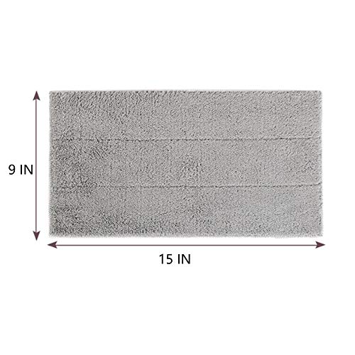 Image of 6 Pack Microfiber Mop Head 15 Inch Heavy Duty Reusable Floor Mop Refill Pads for Hardwood FloorsMachine Washable Dry Wet Cleaning