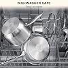 Juego de utensilios de cocina de acero inoxidable profesional Duxtop para inducción, 19 piezas, fondo pesado con tecnología de unión por impacto 6