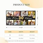 Custom Birthday Decorations,Happy Birthday Banners with Photo Name All Age Birthday Backdrop Signs for Men Women - Image 4