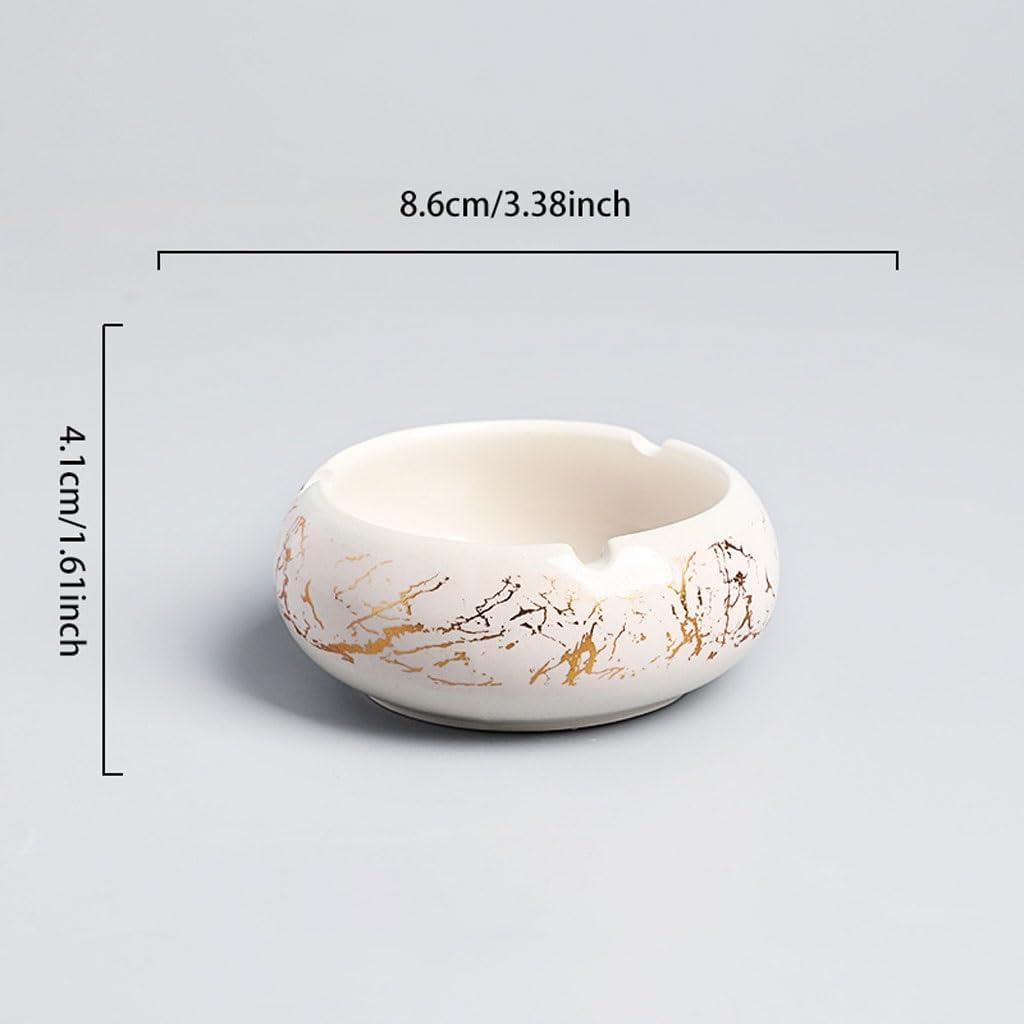Ash Tray for Cigarettes Creative Ashtray Small Chinese Style Office Ashtray Personalized Ceramic Ashtray Home Living Room Decoration Smoking Holder Indoor