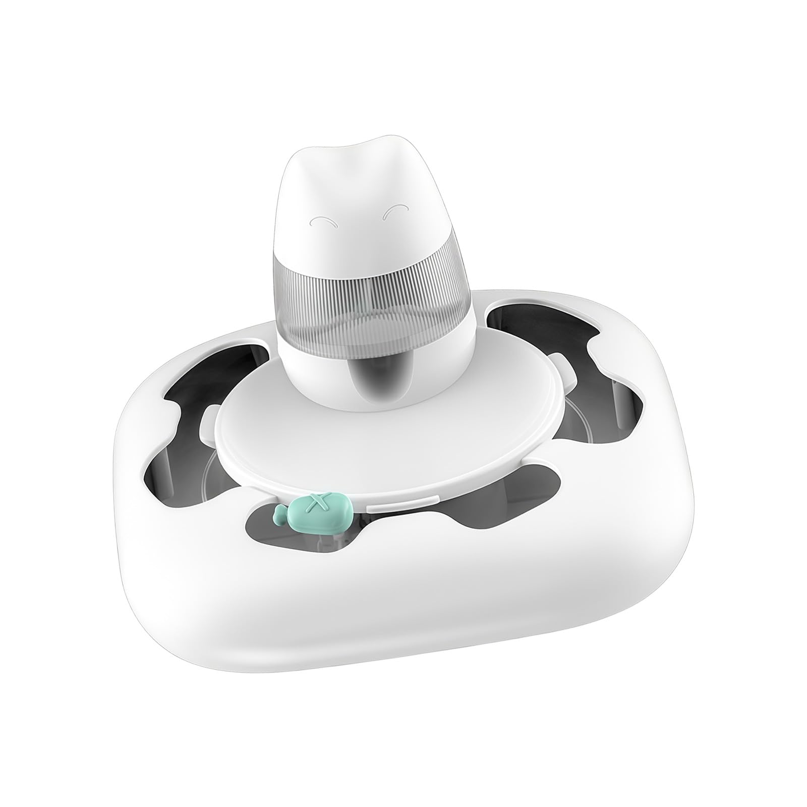 Juguete de rompecabezas para gatos interactivo con dispensador de comida Oxxggkao ABS