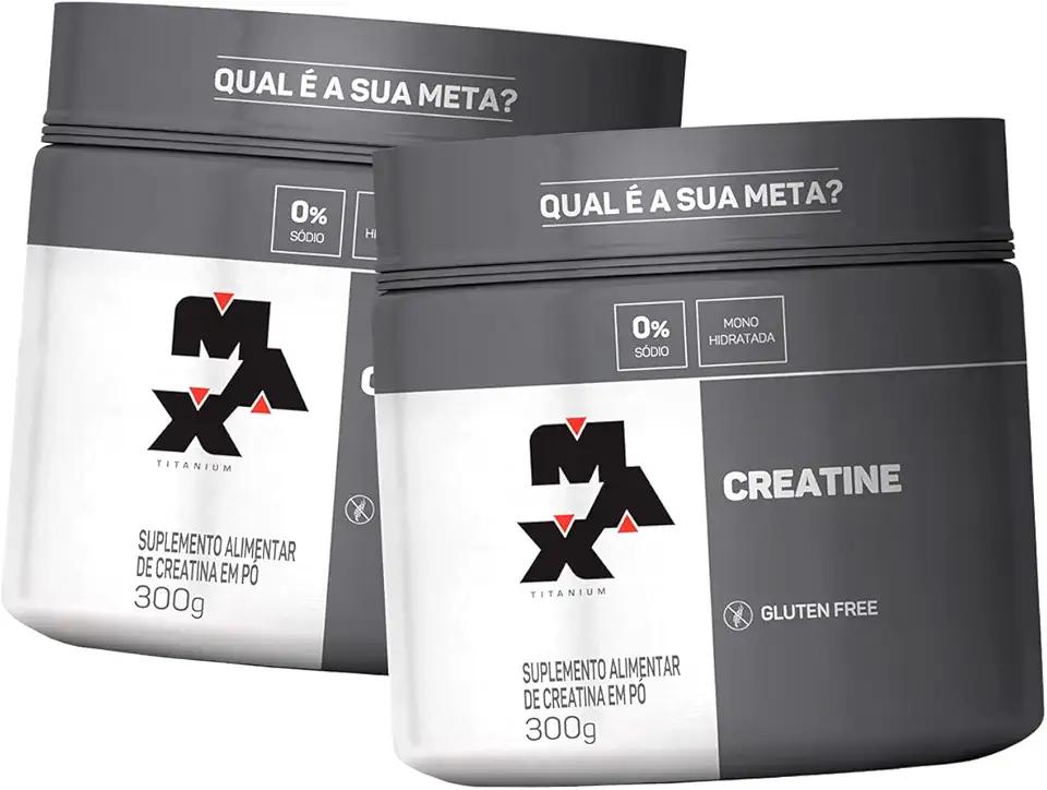 Kit 2x Creatina 300g Max Titanium