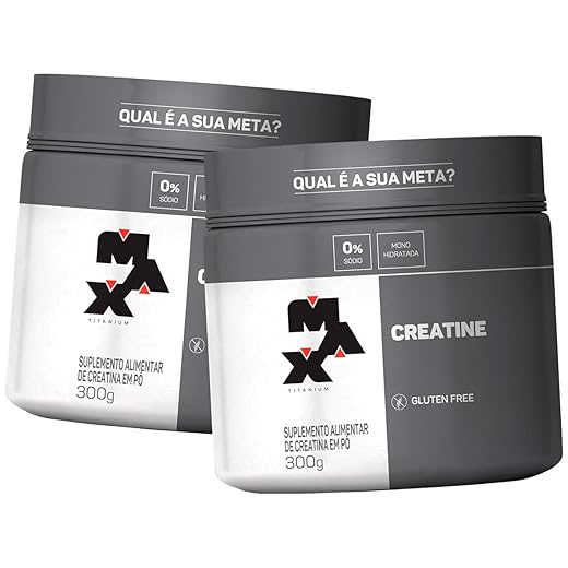 Kit 2x Creatina 300g Max Titanium