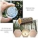 Moon Crystal Ball Stand(3.15inch), 3D Crystal Ball with Led Light, K9 Clear Crystal Ball for Home Decoration