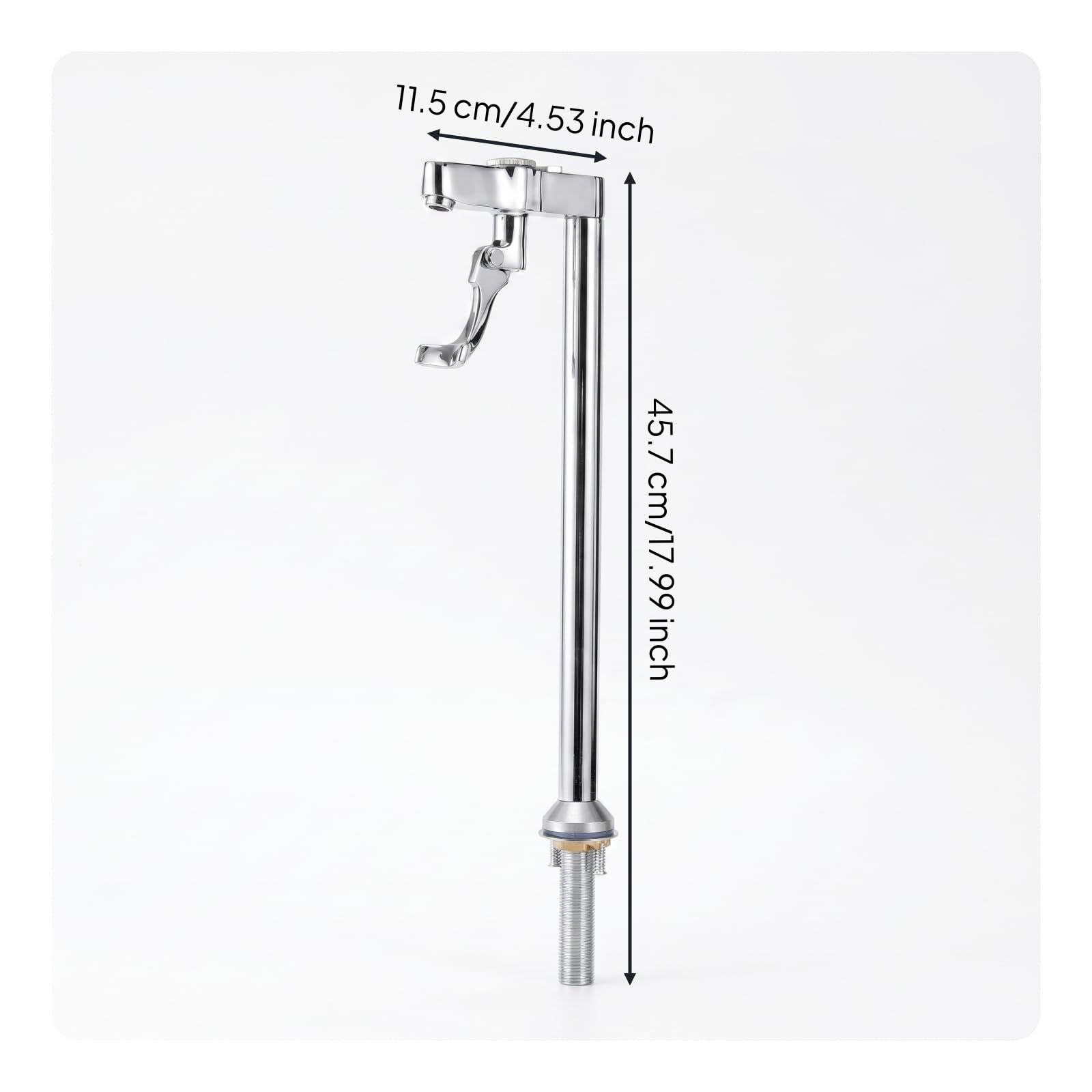 Baoblaze Grifo para Lavabo de Bar de Bebida de Fregadero Dispensador de Mostrador Cuerpo Metálico Robusto Control Cómodo del Flujo, 37 Cm
