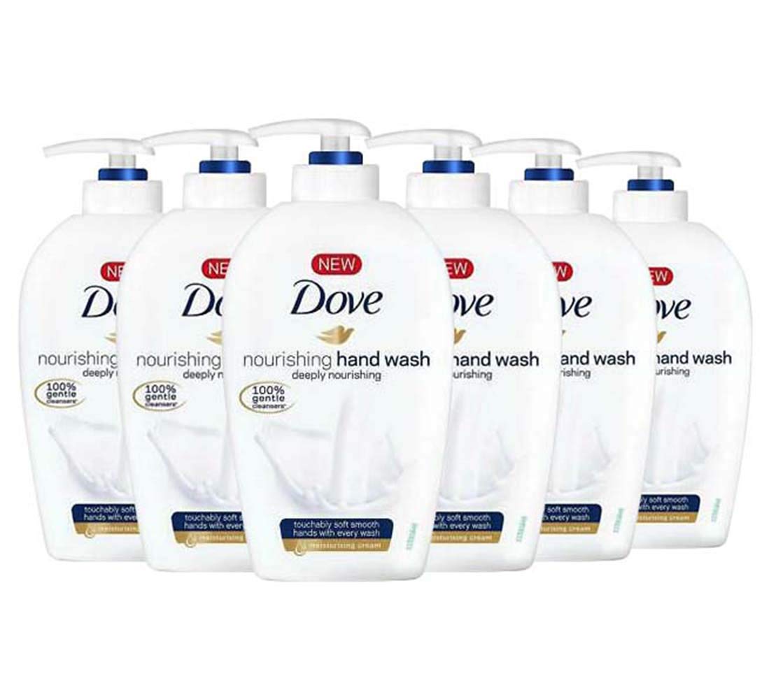 Dove Deeply Nourishing Hand Wash, Touchably Soft Smooth Hands With Every Wash, Use Daily for Moisturized Hydrated Hands, 8.45 Ounce (Pack of 6) : Beauty & Personal Care