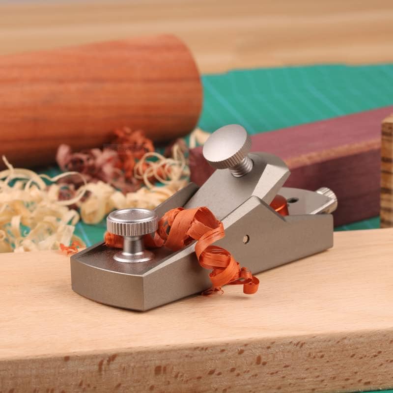 Flat Plane Mini European Ornaments Planer Aluminum alloy Hand Planer Bottom Edge Wood Trimming Plane Carpenter Tools，1pc
