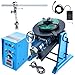 VEVOR 50KG/110LBS Rotary Welding Positioner, 0.5-6RPM 120W Welder Positioning Machine, 0-90°Welding Positioning urntable Table with 12.4 Inch 3-Jaw Lathe Chuck & Welding Torch Stand Holder