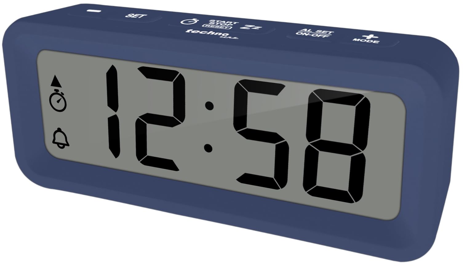 Technoline Alarm Clock, Blue, 88 x 37 x 21 mm