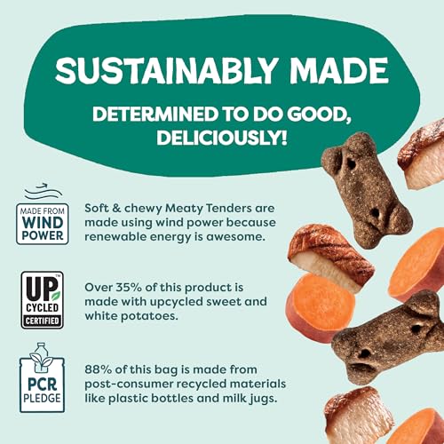 Image of Shameless Pets Soft & Chewy Dog Treats, Lucky Ducky Meaty Tenders, 8oz - Real Duck is 1st Ingredient - Grain Free, No Corn or Soy - Digestive Support - for Small, Medium & Large Dogs