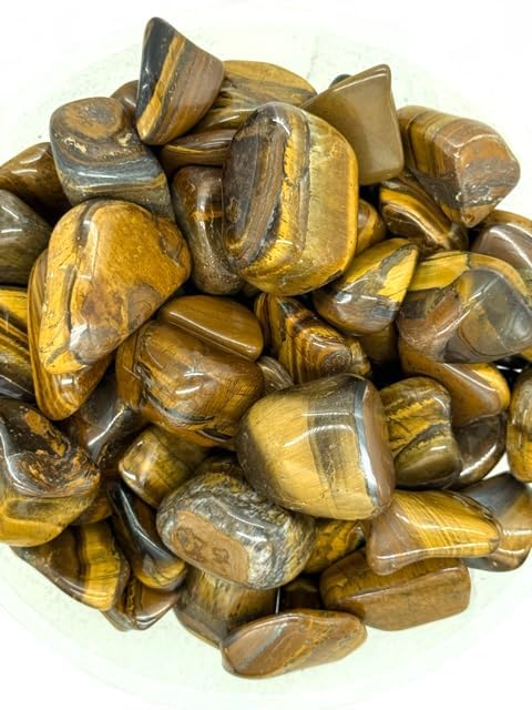 Miniatura 6 de Ojo de tigre dorado caído  Piedra curativa  Chakra Reiki Energy Healing 0.787-0.984 in