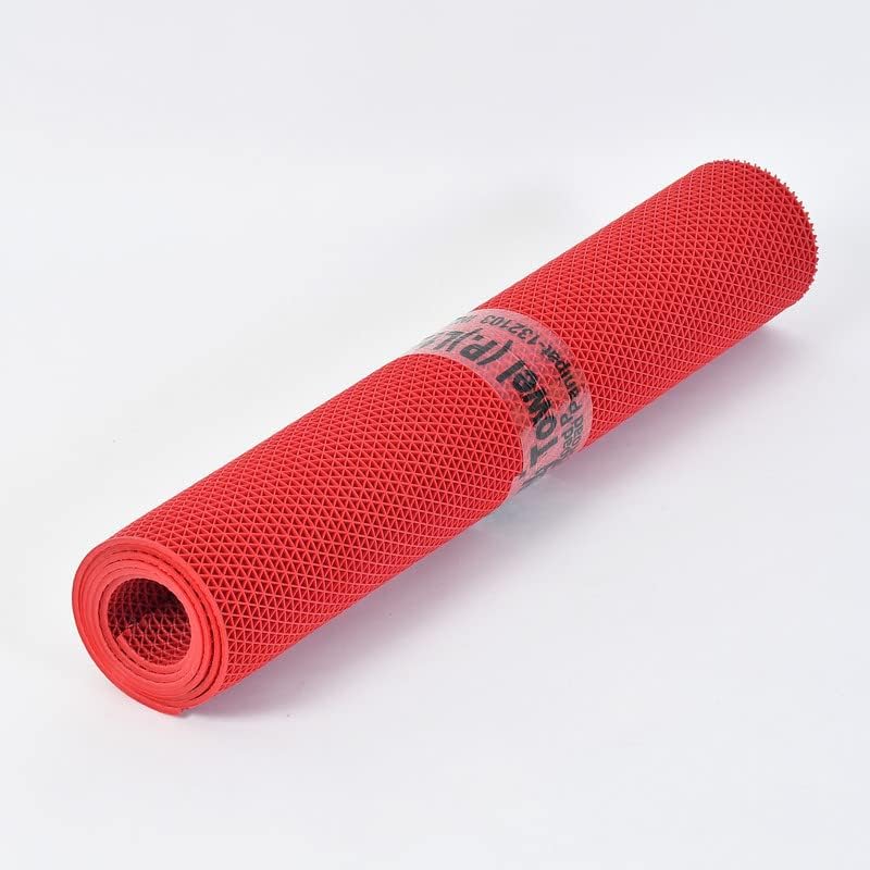 Image of VNQ Home Anti Skid & Multipurpose RubIHr /Bathroom Mat /Shower Mat /Carpet /Rugs /Rainmat /Swimming Pool Mat|| Red 2x8 ft