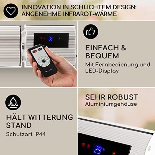Blumfeldt Heizstrahler für Terrasse und Garten elektrische Heizung