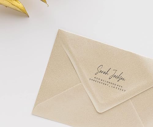 Miniatura 9 de Sellos de dirección personalizados autoentintados, 7 diseños para elegir. Sello de dirección de devolución, sello autoentintado, sello