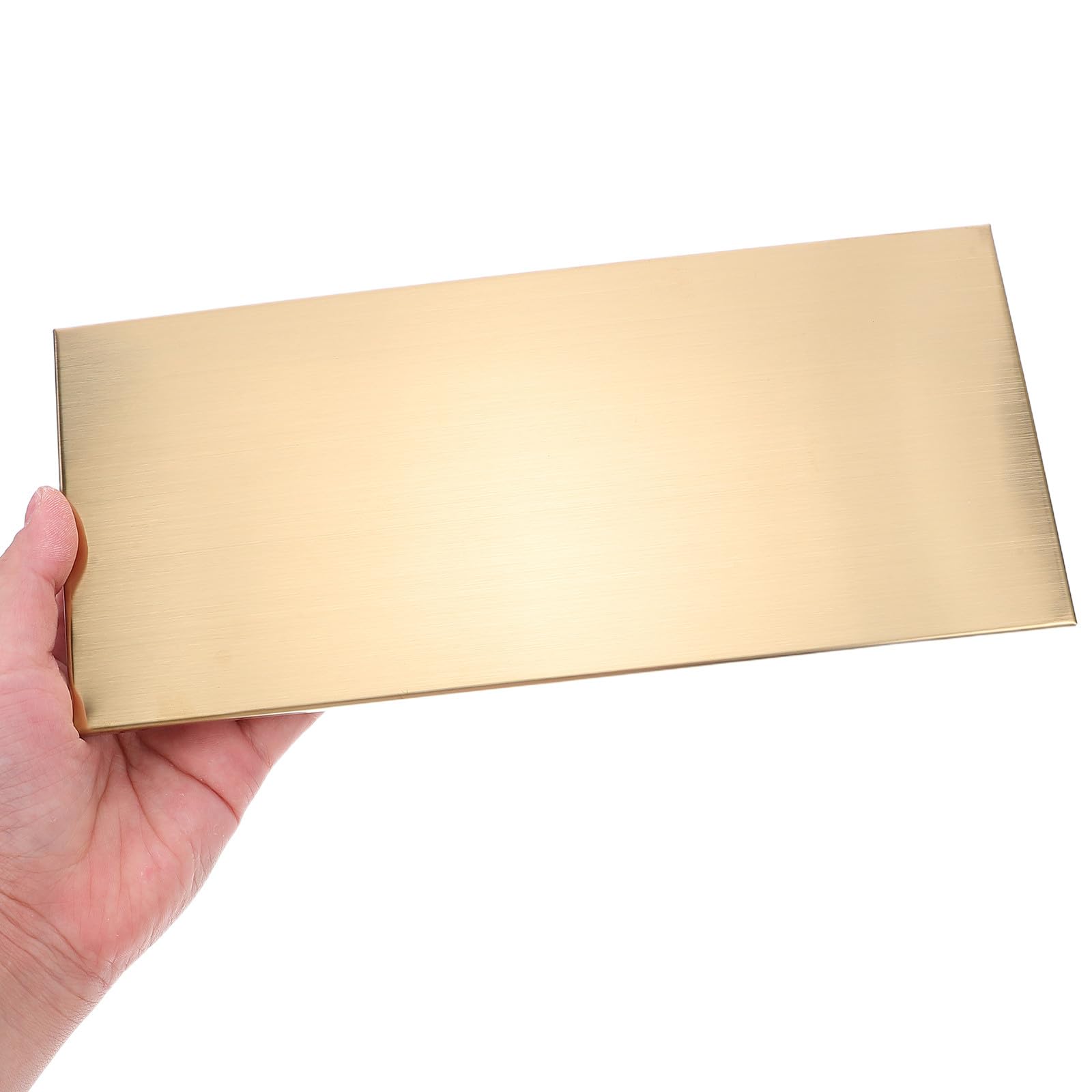 Placas Adhesivas Metálicas para Puertas 25X11 CM Acero Inoxidable Cepillado Dorado 2 Unidades Placas para Grabar Letreros Autoadhesivos para Oficina Hotel Escuela y Hospital
