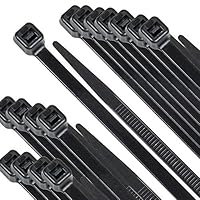 Beshine Kabelbinder 300mm x 4.8mm 250 Stück, Premiumqualität Nylon UV-Beständig - Schwarz