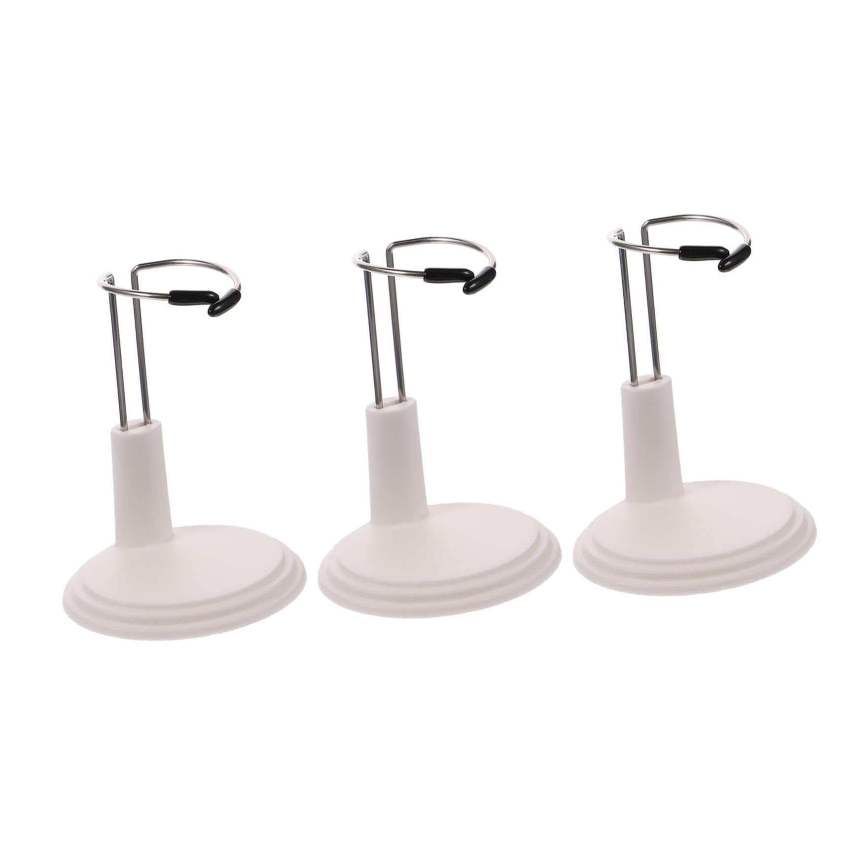 Kisangel 3PCS Doll Support Bracket Sturdy Display Rack for Dolls and Figures Multi Functional Holder for Rooms Stands for Neat Organization