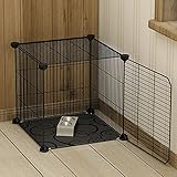 【Bequem zu reinigen】 Kleintierkäfig mit Harzdichtung für eine einfache Reinigung der Katzentoilette. Wenn Sie den Katzenkäfig reinigen müssen, spülen Sie die Polster einfach mit Wasser ab, was Ihnen viel Zeit spart. Bieten Sie Ihrer Katze einen schönen, sauberen Platz zum Klettern, Springen, Spielen und sogar zum Schlafen oder Faulenzen. Sie werden mit dem selbstgebauten Haustierkäfig zufrieden sein.