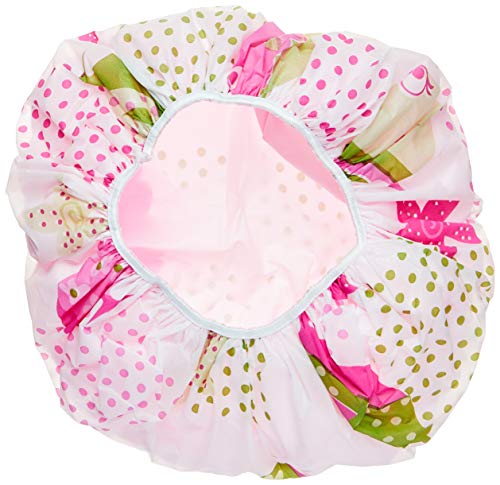 Marilu Touca Banho Decorada Com Forro (Cor E Estampa Dos Itens Pode Variar) Azul Colorida