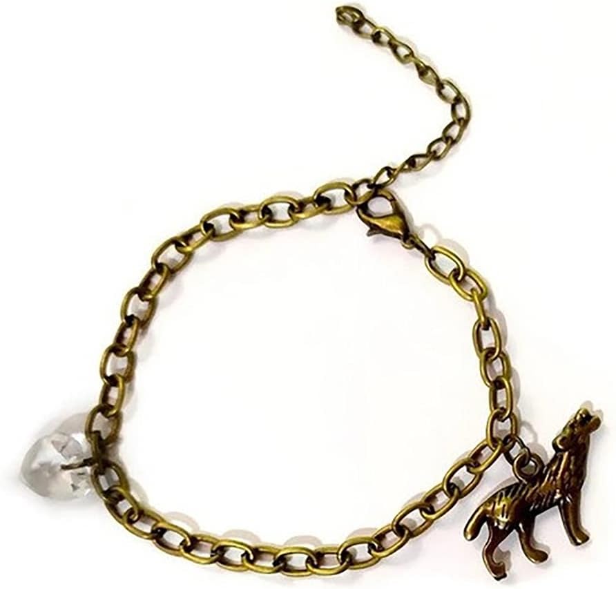 Twilight Breaking Dawn Bella's Wolf & Heart Bracelet Prop Replica Jewelry