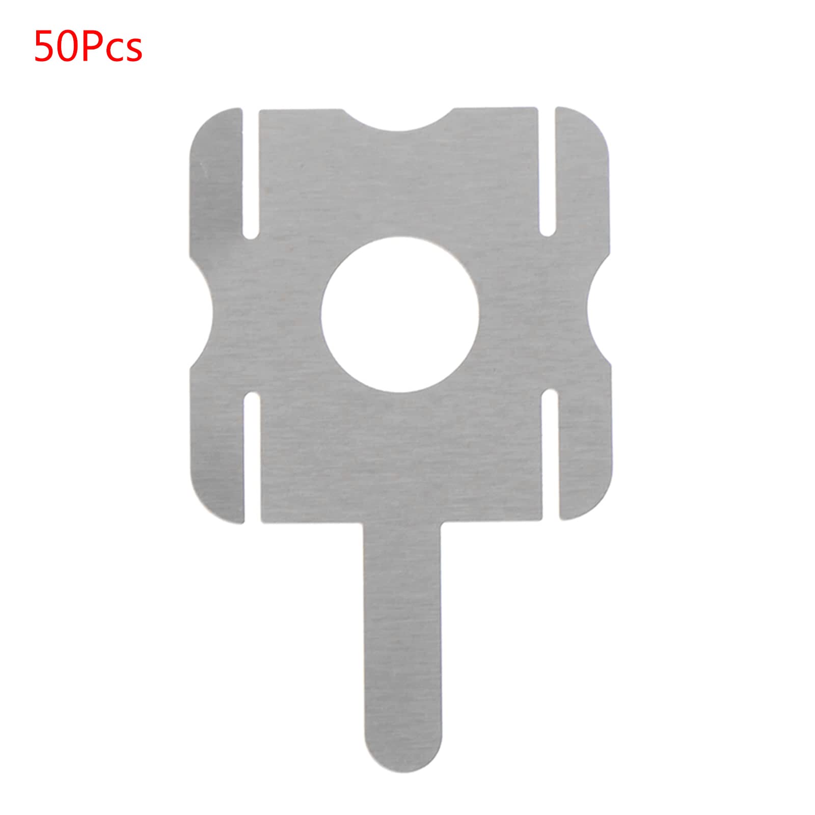 50-Piece Nickel Sheet Nickel Plate U-Shaped Nockel Sheet Fitting For 18650 Battery Spot Welding Industrial Grade Sheet 18650 Battery Spot Welding Machine U-Shaped Nickel Sheet CHigh Capacity Lithium