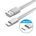 USB Type C Cable, UNU 6ft/1.8m USB Type C to Type A 2.0 Male (USB-C to USB-A) Braided Powerful Cable for Nexus 6P, Nexus 5X, Oneplus 2 and More Type-C Devices [Silver]