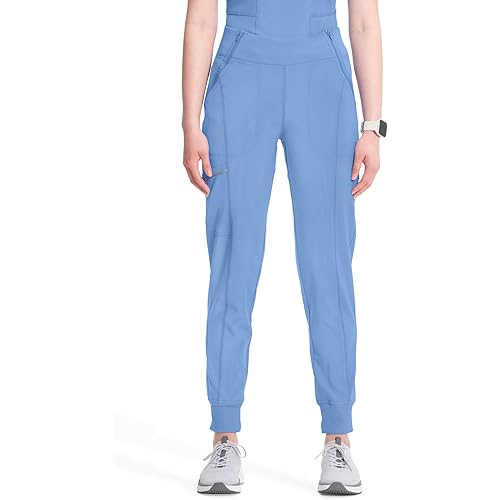 Infinity Cherokee Women's Scrub Jogger Pants Mid Rise with Moisture Wicking 360° Stretch Fabric - CK110A