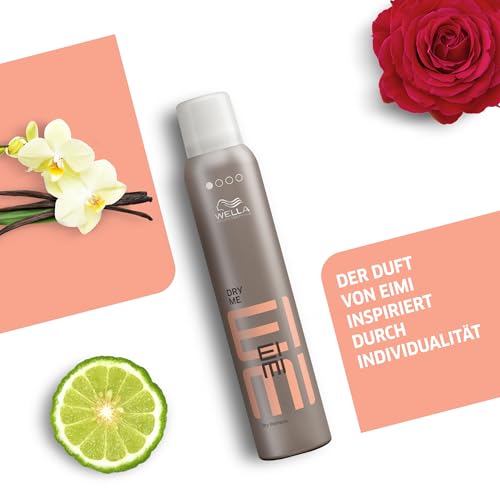 Wella Eimi Dry Me – Trockenshampoo mit Tapiokastärke für müheloses Volumen – mattierendes Trockenshampoo mit flexiblem Halt für ein aufgefrischtes Haarstyling – 1 x 65 ml