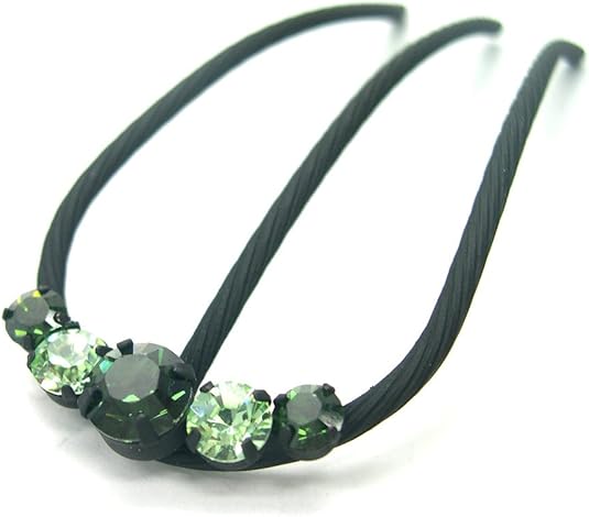 Amazon Wss001mbnntgr ヘアアクセサリー 髪飾り リトルムーン 女髪eスティック サンク トルマリン ヘアアクセサリー ジュエリー ピン コーム 通販