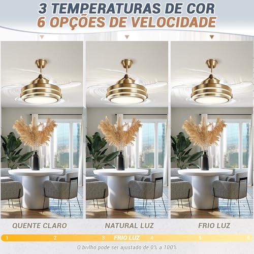 Ventilador de Teto, Ventilador de Teto com Controle Remoto, Ventilador Teto, Ventiladores de Teto, V