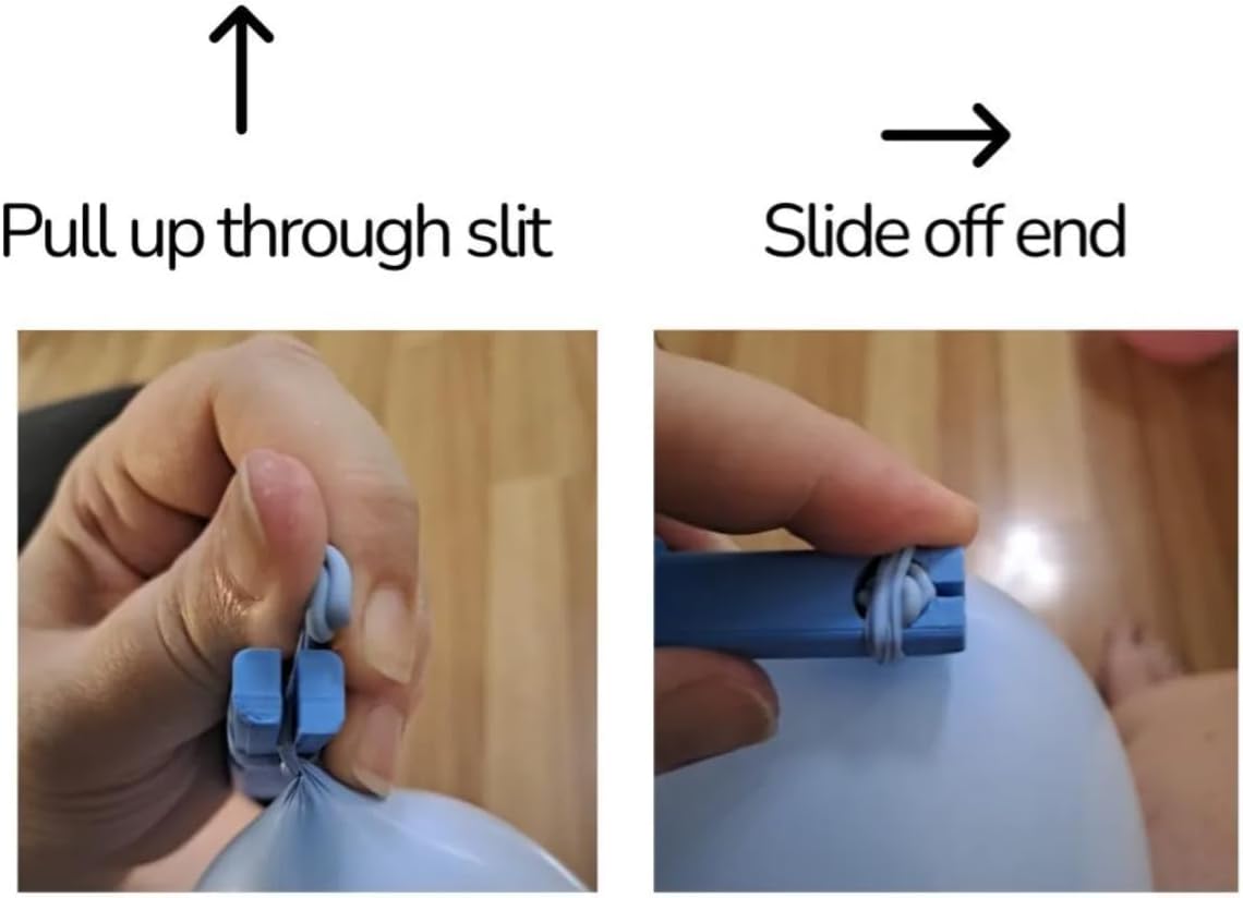 Balloon Knotter Tool | Tie Balloons Easily – Great for Kids, Adults, and Party Setups | Balloon Tying Helper for Latex Balloons (Purple) image 2
