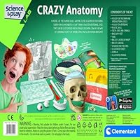 Clementoni - 61520 - Science & Play Crazy Anatomy Scientific Kit for Children - Ages 8 Years Plus