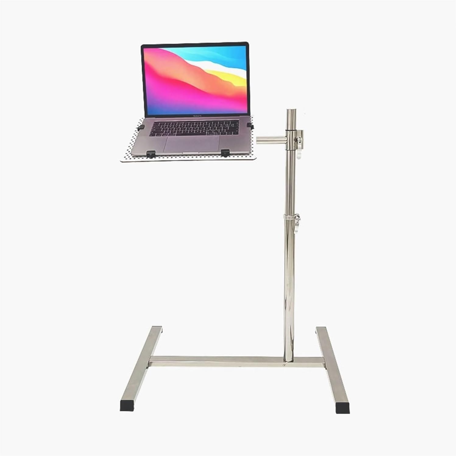 Laptop Floor Stand,Portable Adjustable Bracket,Aluminum Alloy Rotatable Workbench,for Home Outdoor Offices,Easy to Use