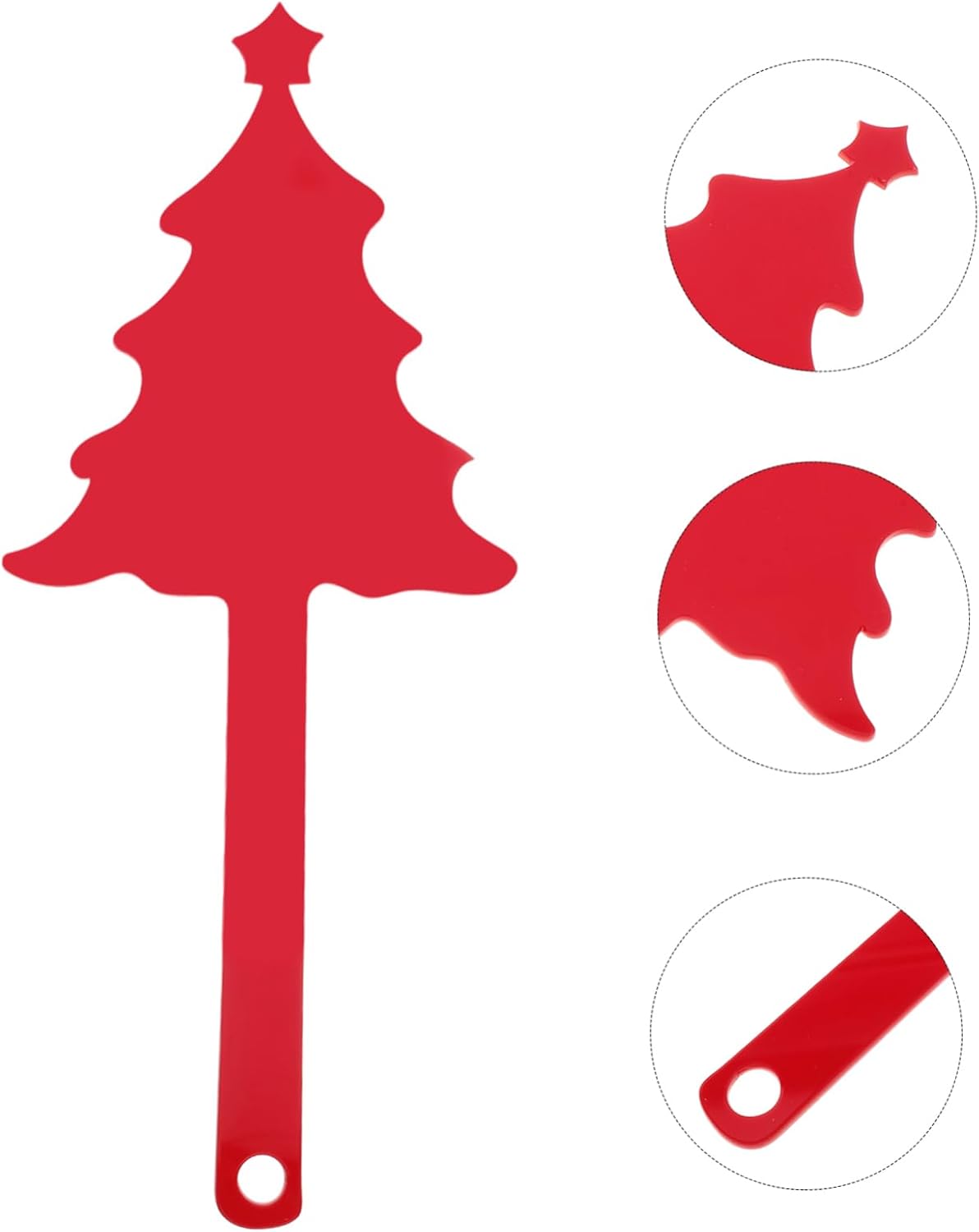 BESPORTBLE Decorative Mailbox Flag for Garden Decor Sturdy Acrylic Replacement Sign Skiing Dog Christmas Tree Design Red Mailbox Flag Not Included Mounting Hardware image 3
