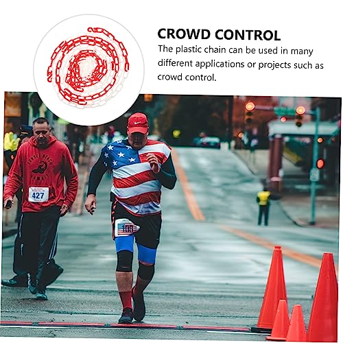 NAMOARLY Corrente De Segurança De Plástico Para Controle De Multidões Corrente De Segurança De Plást