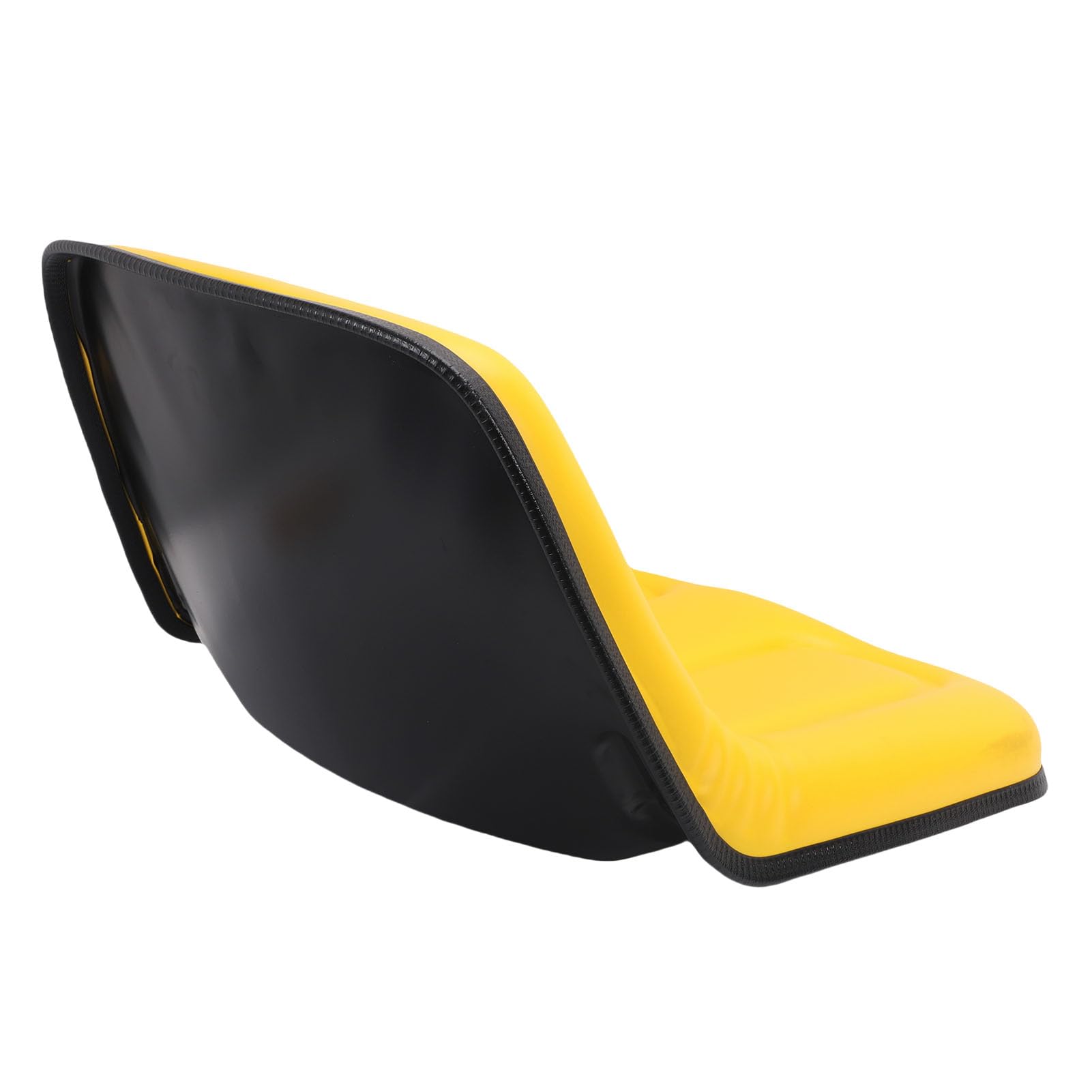 aqxreight Asiento de Tractor para Cortacésped, Repuesto Amarillo con Respaldo Alto, Asiento para Cortacésped Cómodo y Duradero para, Tractores de Jardín y Minicargadores