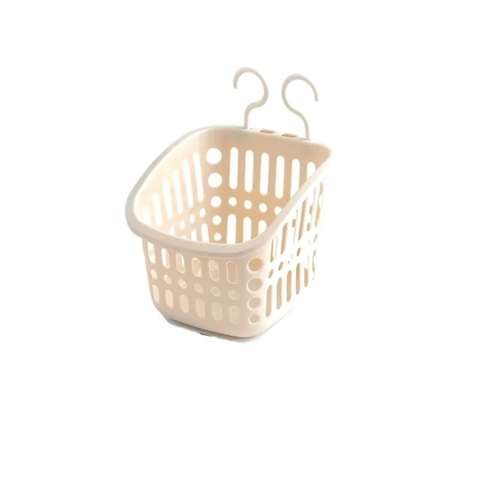 DVMSIEF Shower Caddy Bathroom Hanging Basket Plastic Shower With Hook Kitchen Fruit Vegetable Baskets Home Storage Organizer