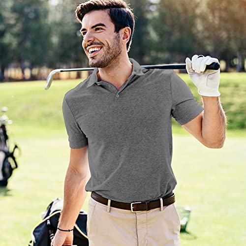 Golf Polo Shirts for Men Casual Moisture Wicking Men's Polo Shirts Quick Dry Short Sleeve2