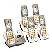 AT&T EL52513 5-Handset Expandable Cordless Phone with Answering System & XL Backlit Keys