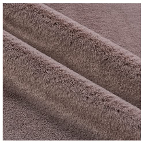 Tissu en velours écrasé marron 160 cm de large pour décoration au mètre
